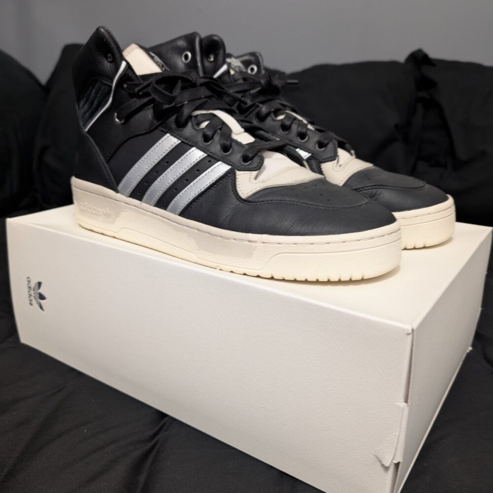 Adidas x Consortium Rivalry High - US 11 - Black Silver Off-White